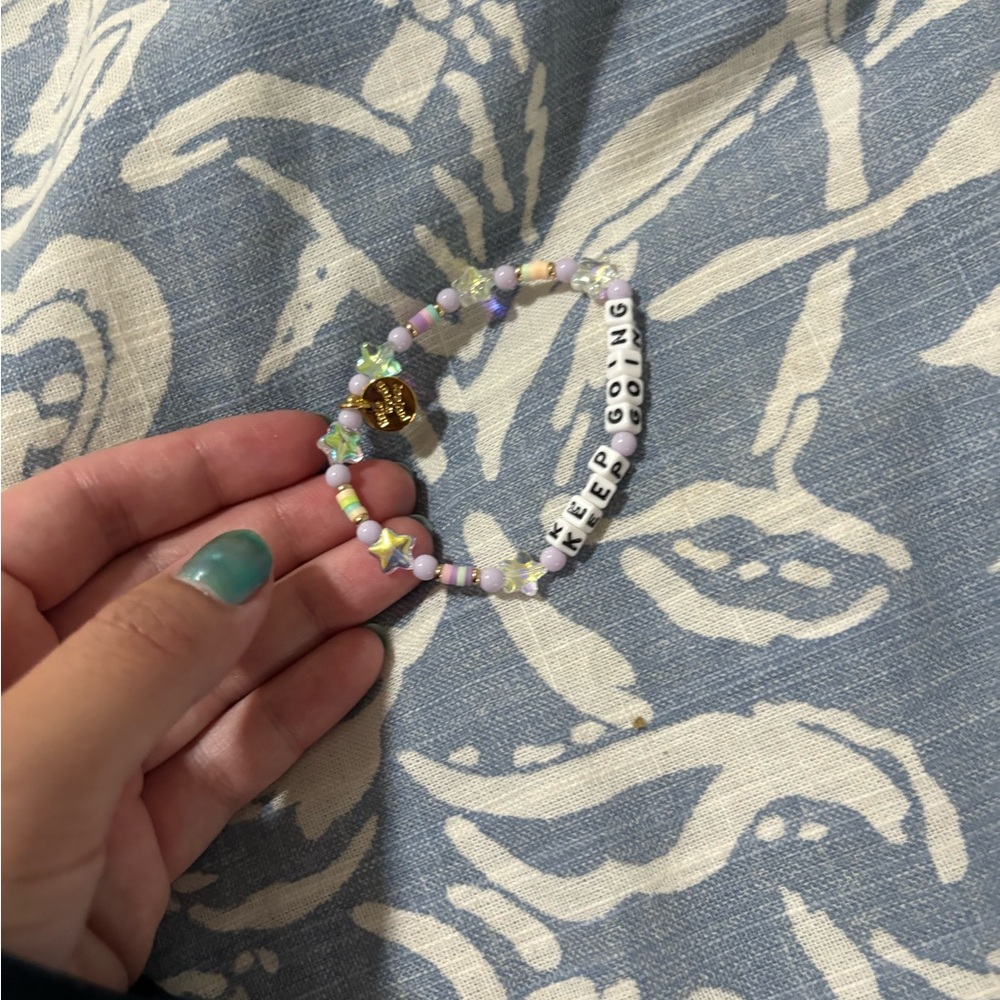 Little Words Project ‘Keep Going’ Beaded Bracelet - Picture 4 of 4